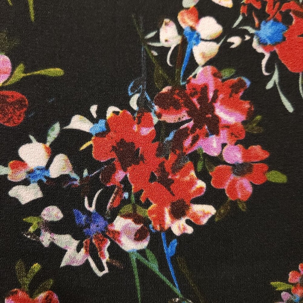 Zara Basic Floral Blouse - Size Small - image 3